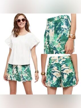ELEVENSES BY ANTHROPOLOGIE | Kadu Tropical Print Pleated Women’s SKORT